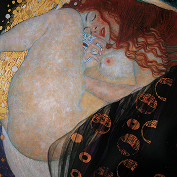 Gustav Klimt : Dana, 1908