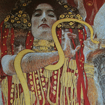 Gustav Klimt : Hygieia (La mdecine), 1907