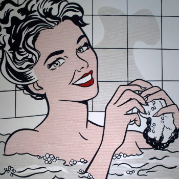 Roy Lichtenstein - Woman in bath, 1963