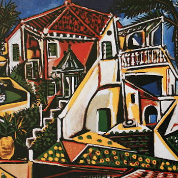 Pablo Picasso - Affiche d'art : Pche de nuit  Antibes