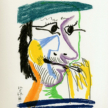 Pablo Picasso - Lithographie - Le Got du bonheur, Carnet I - Planche 16