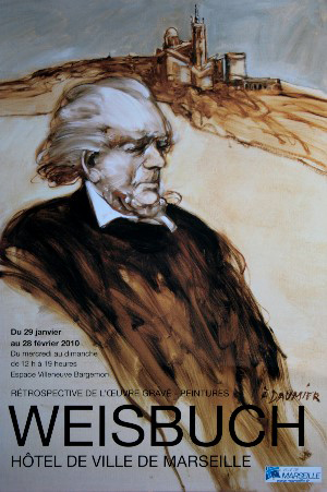 Claude Weisbuch  Marseille : L'affiche de l'exposition