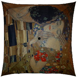 Paraguas Klimt : El beso