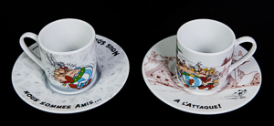 Set of 2 coffee cups Astrix & Oblix (Uderzo)