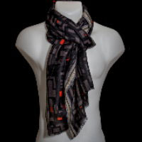 Silk scarves, squares and stoles