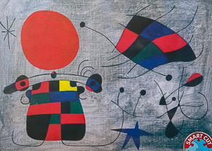 Joan Miro puzzle : The Smile of the Flamboyant Wings
