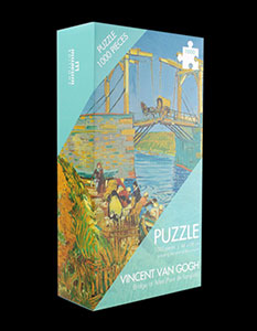 Puzzle Vincent Van Gogh : Le pont Langlois  Arles