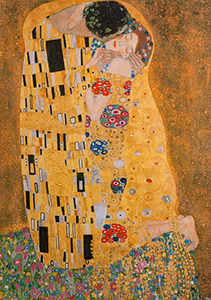 Rompecabezas Gustav Klimt : El beso