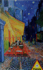 Puzzle Vincent Van Gogh : Terrasse de caf de nuit