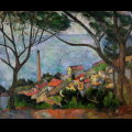 Rompecabezas de madera para nios de Paul Czanne : Vue sur L'Estaque