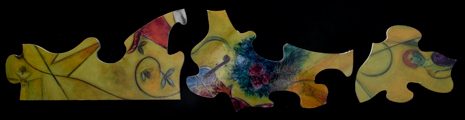 Puzzle enfant : pices en bois Marc Chagall : La danse