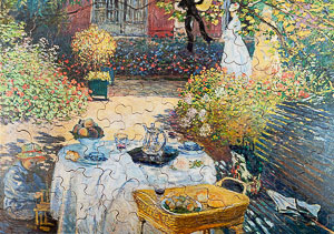 Puzzle enfant Claude Monet : Le djeuner