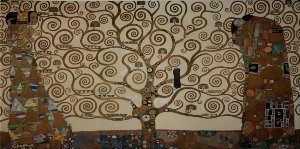 Tela Gustav Klimt : El rbol de la vida