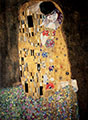 Toile Gustav Klimt, Le baiser