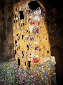 Tela Gustav Klimt : El beso