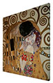 Toile Gustav Klimt, Le baiser (dtail) 70 x 70 cm