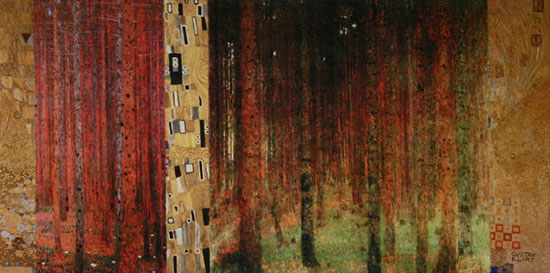 Toile Gustav Klimt, Forest I
