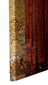 Toile Gustav Klimt, Forest I - dtail bords rflexe