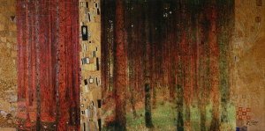 Tela Gustav Klimt : Forest I