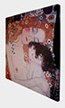Toile Gustav Klimt, Les trois ges de la femme 70 x 70 cm