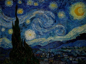 Tela Vincent Van Gogh : La noche estrellada