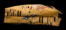 Gustav Klimt handbag : the kiss (detail n2)