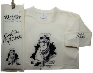 T-shirt Hugo Pratt : Siberia Greggio, maniche corte