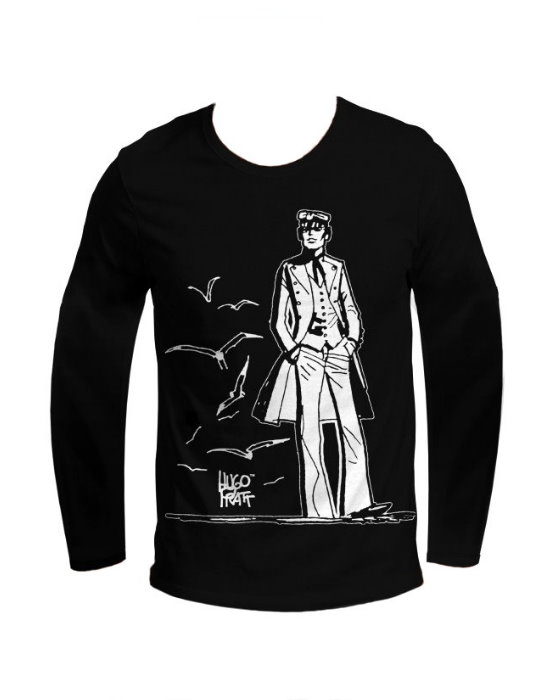 T-shirt Corto Maltese de Hugo Pratt : 40 aos ! (Manga Larga)
