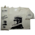 T-shirt Corto Maltese con borsa : Sigaretta (Greggio)