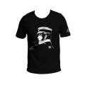 Corto Maltese T-shirt of Hugo Pratt : Cigarette (Black)