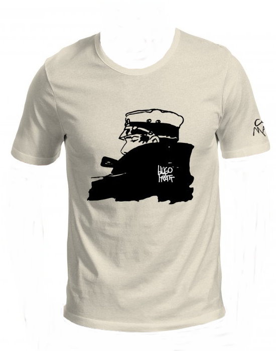 Corto Maltese T-shirt of Hugo Pratt : Nocturnal (Ecru)