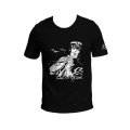 T-shirt Corto Maltese de Hugo Pratt : Dans le vent (Negro)