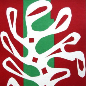 Gouache dcoupe Henri Matisse : Algue blanche