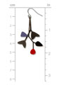 Boucles d'oreilles inspirées de Calder : Mobiles (dimensions)
