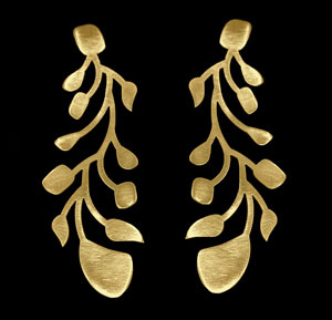 Alexander Calder Earrings : Branch (Gold finish)