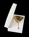 Jean Cocteau signed brooch : Face Triangle (gold finish), Back