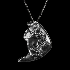 Jean Cocteau Jewel : pendant : Orpheus (silver finish)