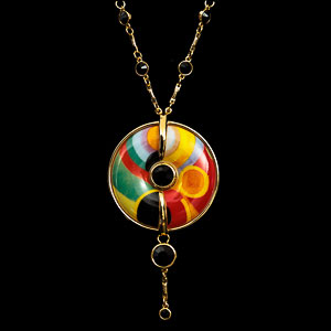 Lavallière necklace Robert Delaunay : Pendentif La joie de vivre
