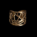 Klimt ring : Esquisses (gold finish)