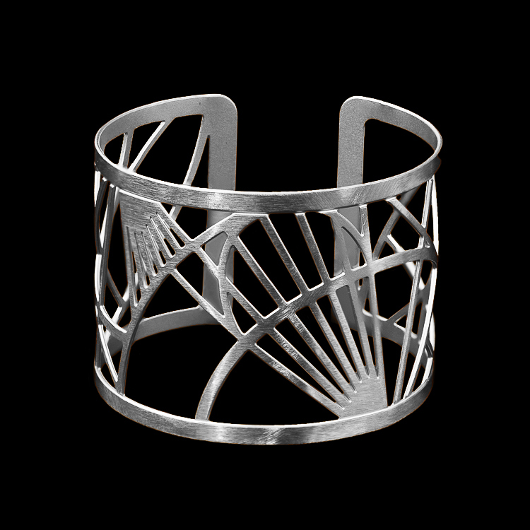 Brazalete De Vinci : Esquemas (plateado) (detalle 1)