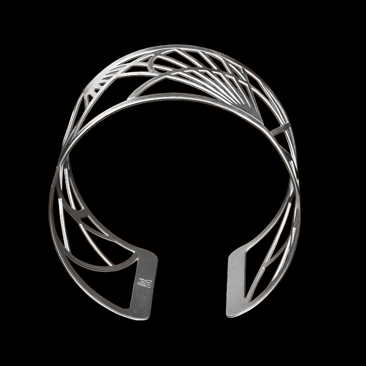 Brazalete De Vinci : Esquemas (plateado) (detalle 2)