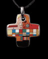Kandinsky pendant : Spitzen im Ellenbogen, (back of the jewel)