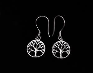 Gustav Klimt earrings : The tree of life
