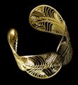 Klimt bracelet cuff : The tree of life (detail 1)