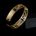 Klimt bracelet : The Stoclet Frieze (gold finish) (detail 1)