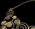 Klimt necklace : The tree of life (detail 5)