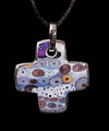 Klimt pendant : The three ages of the woman, (back of the jewel)