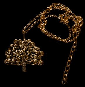Gustav Klimt Jewellery : Pendant The tree of life
