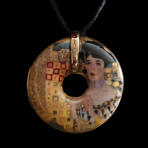 Gustav Klimt Jewellery : Pendant Adèle Bloch-Bauer