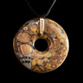 Klimt pendant : Adèle Bloch-Bauer, (back of the jewel)